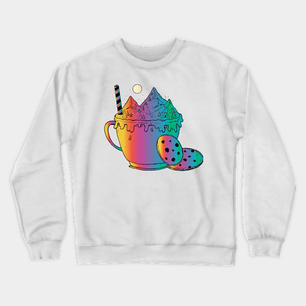 ski dessert mountains Crewneck Sweatshirt by lazykitty